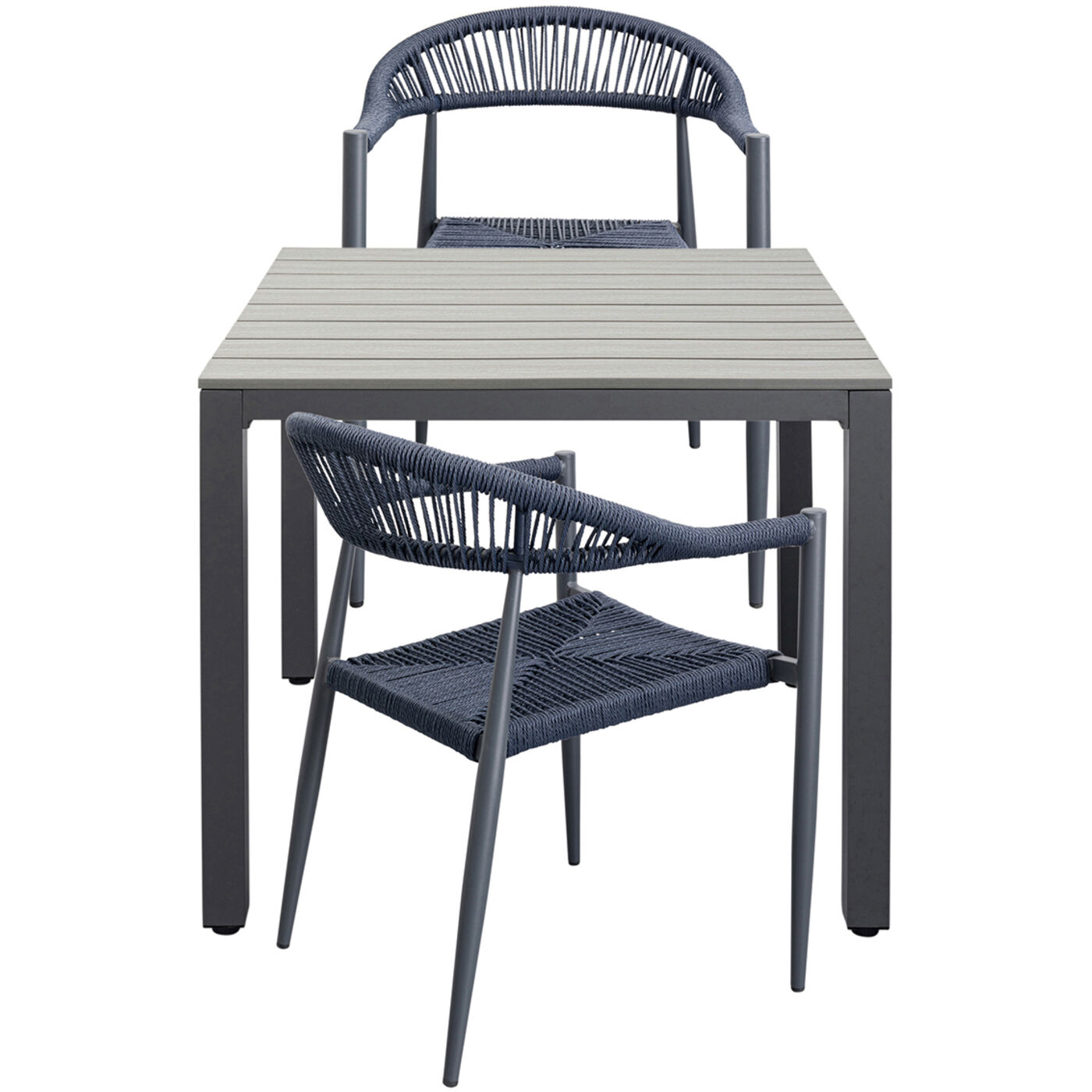 Стол Sorrento Grey 80x80см
