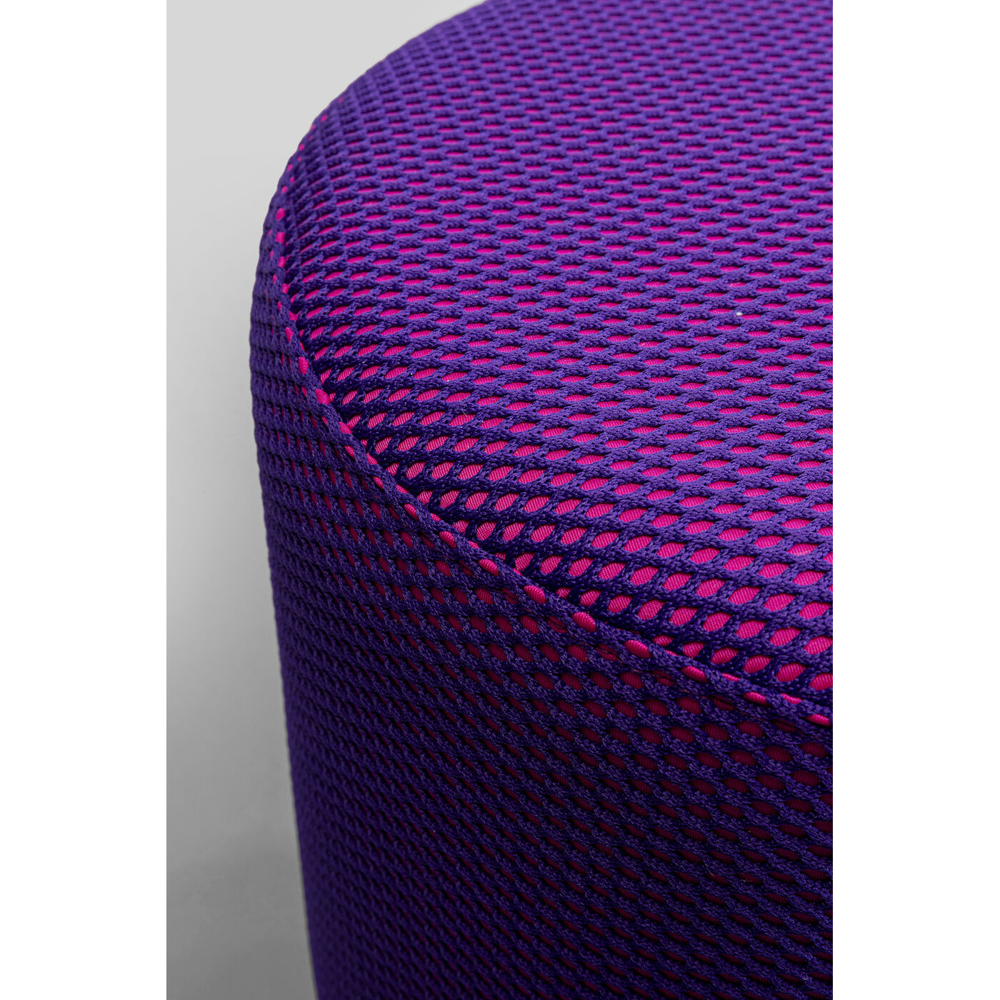 Пуф Jody Purple Mesh Black Ø35 см