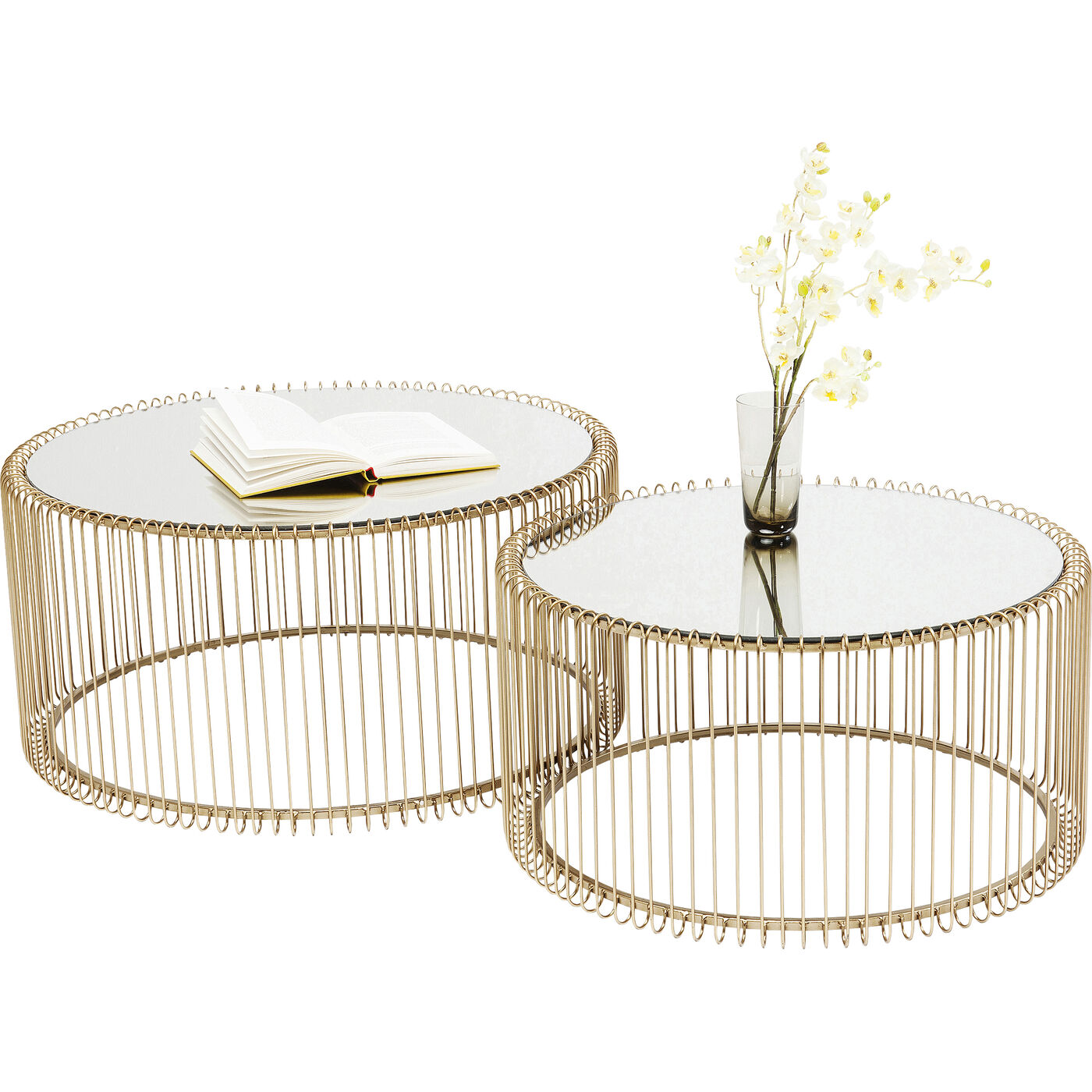 Стол кофейный Wire Brass (2 шт)