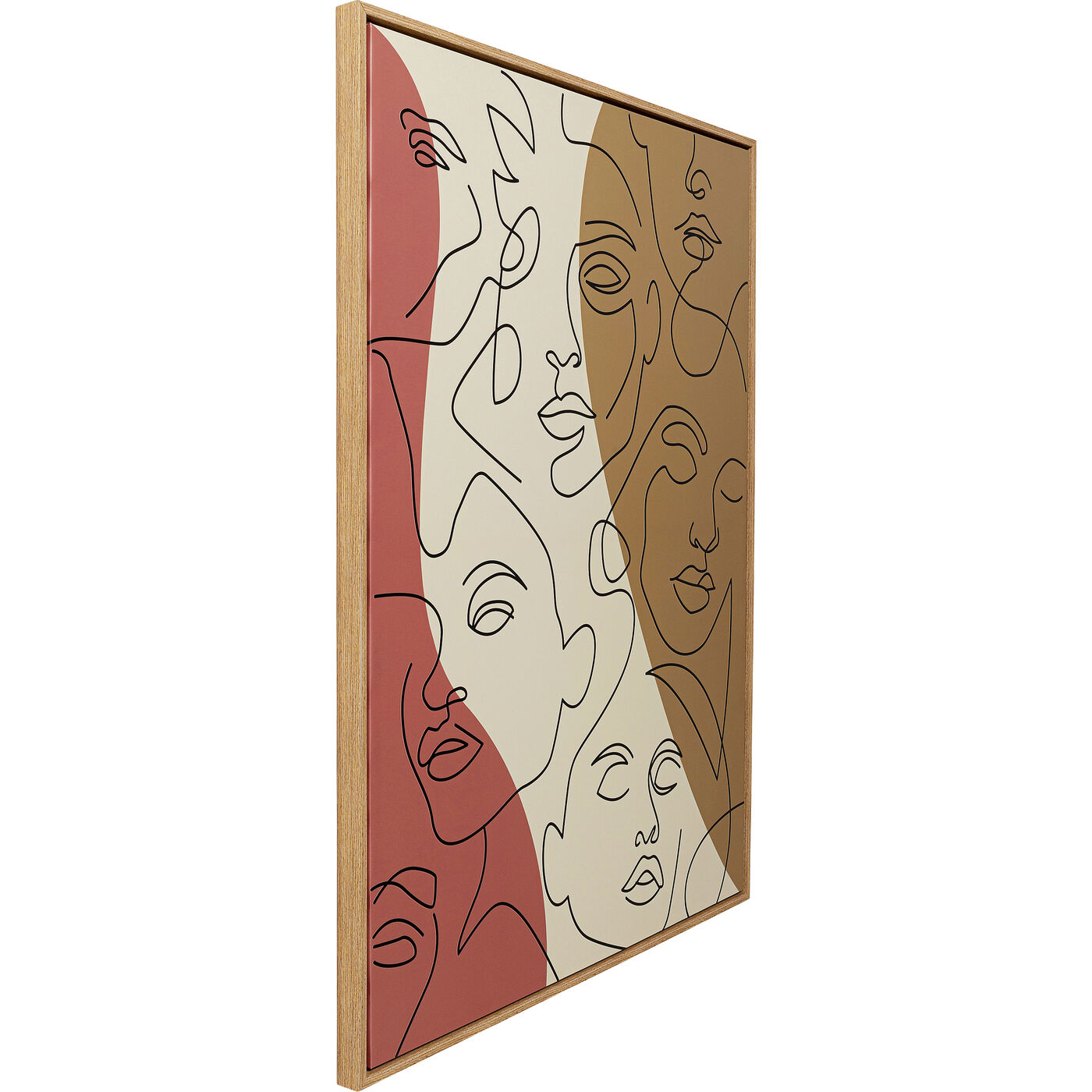 Картина в раме Faccia Arte Tri Colore 90x120 см