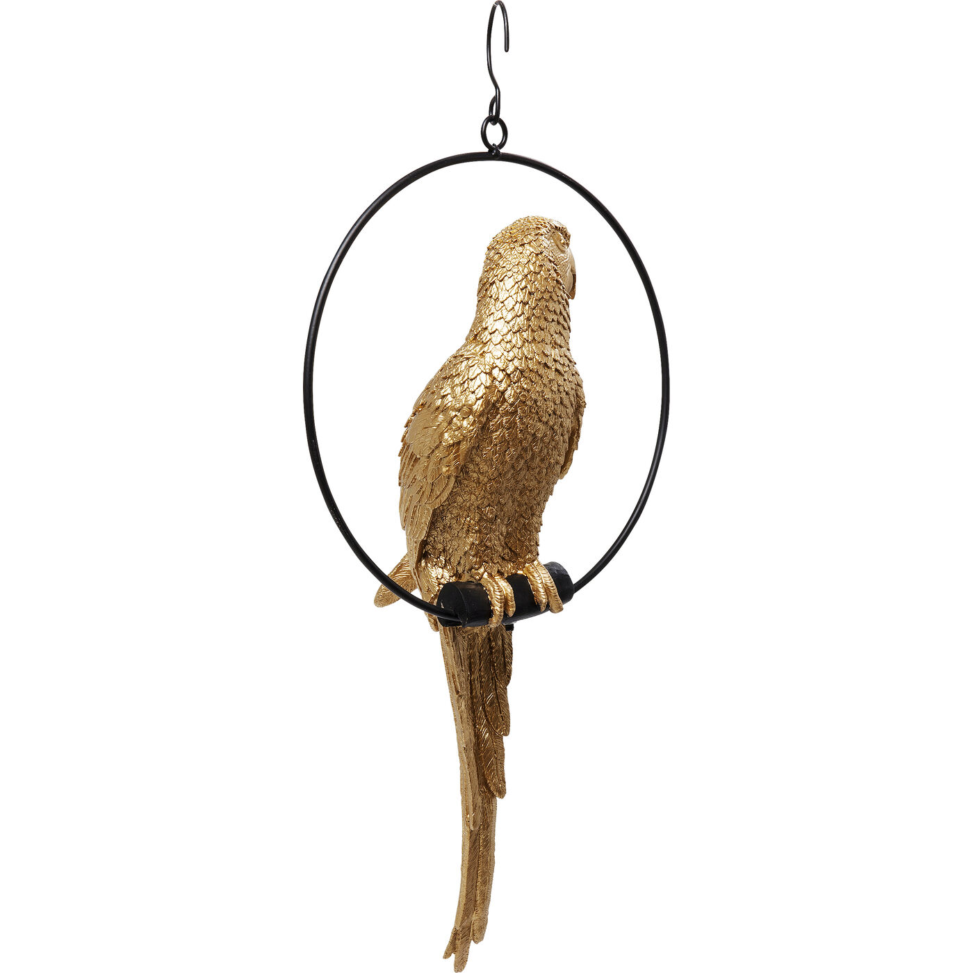 Фигура декоративная Swinging Parrot Gold