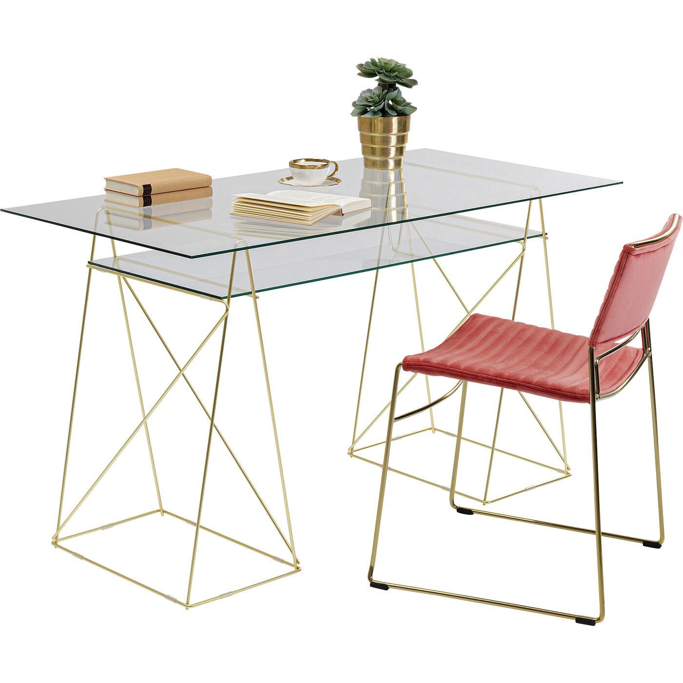 Стол Polar Brass matt 31x49 см (2 шт)