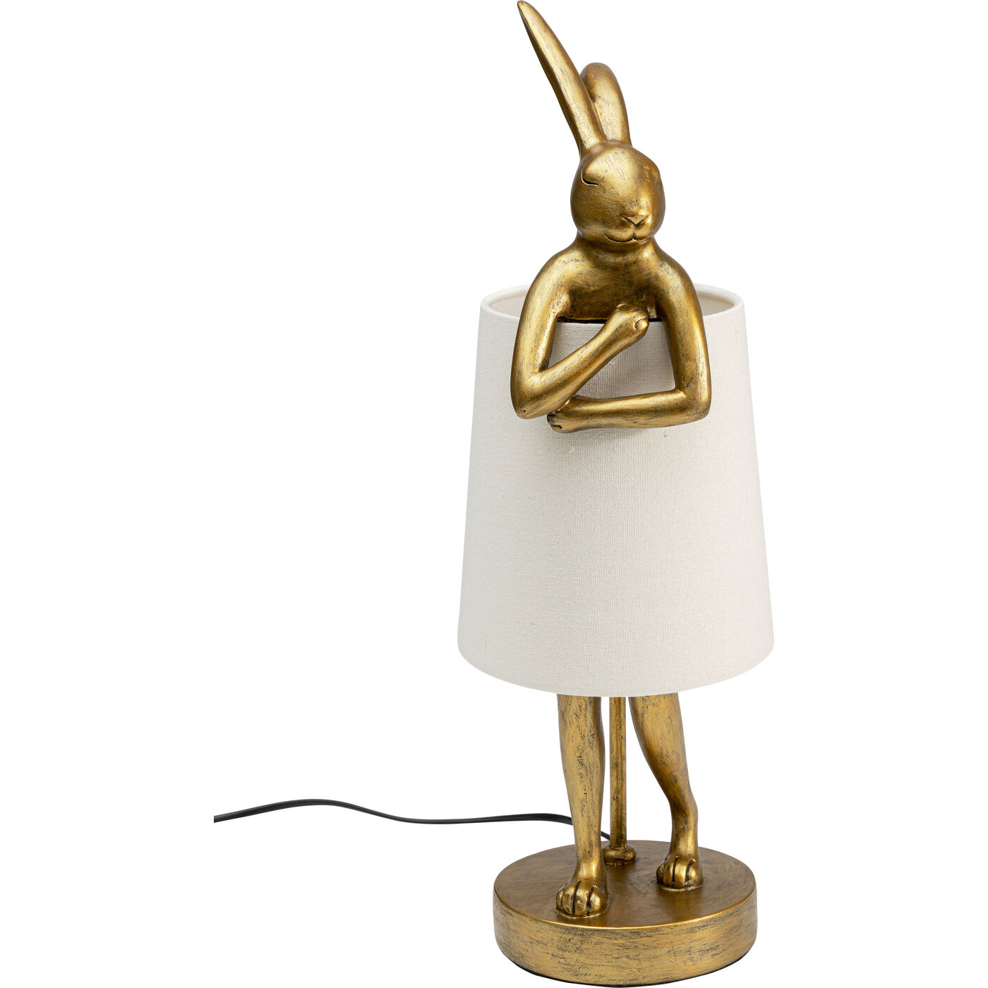 Светильник настольный Animal Rabbit Gold/White 50 см