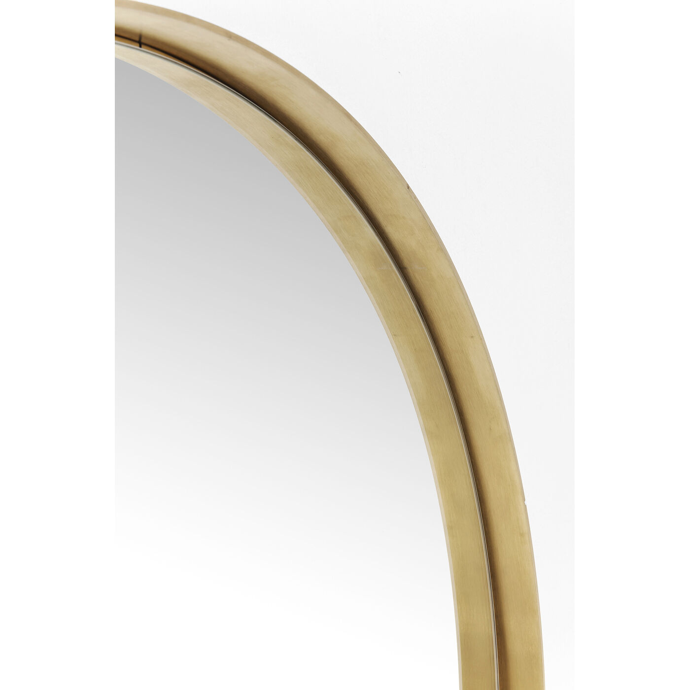 Зеркало Curve Round Brass Ø100 см
