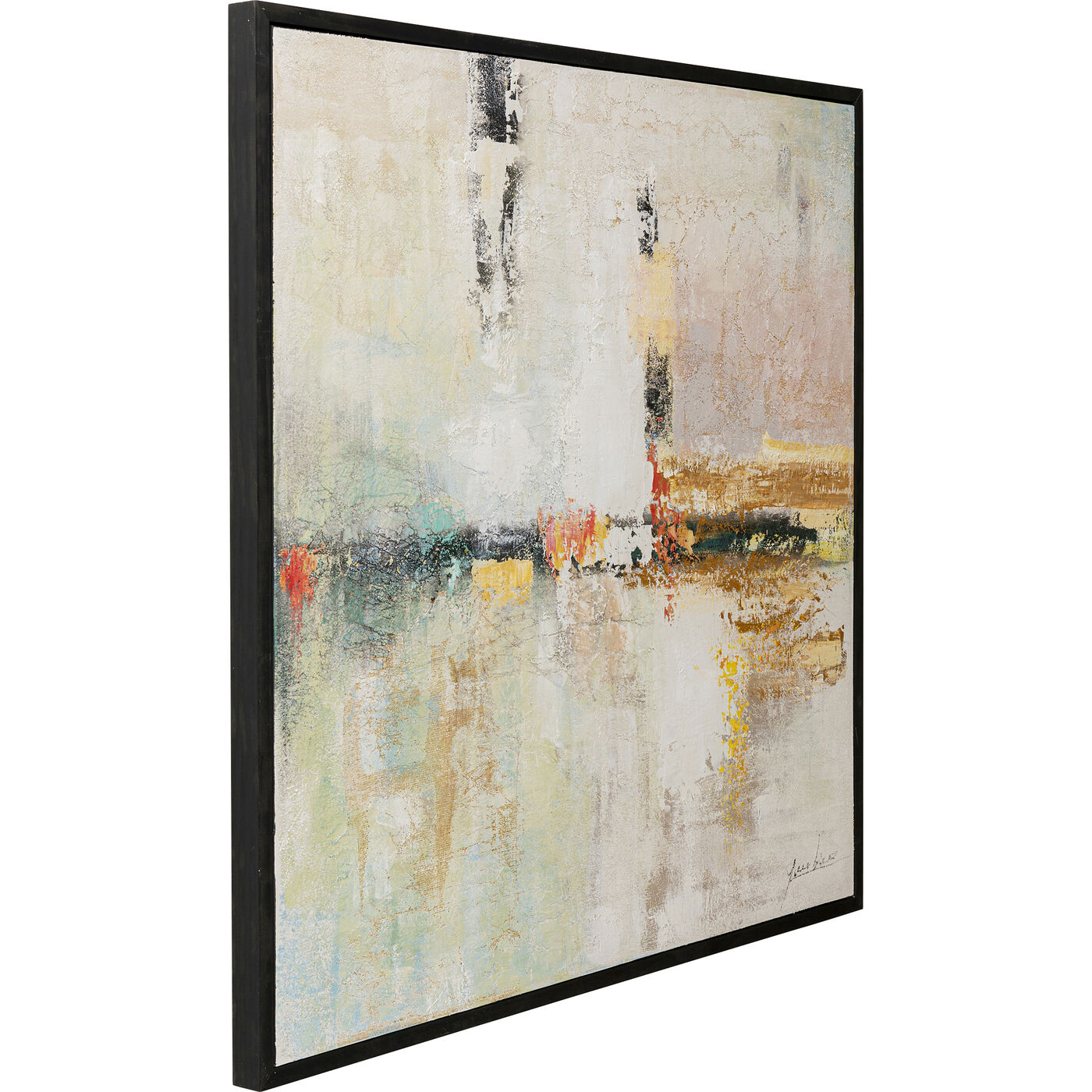 Картина в раме Dust Gold 120x120 см