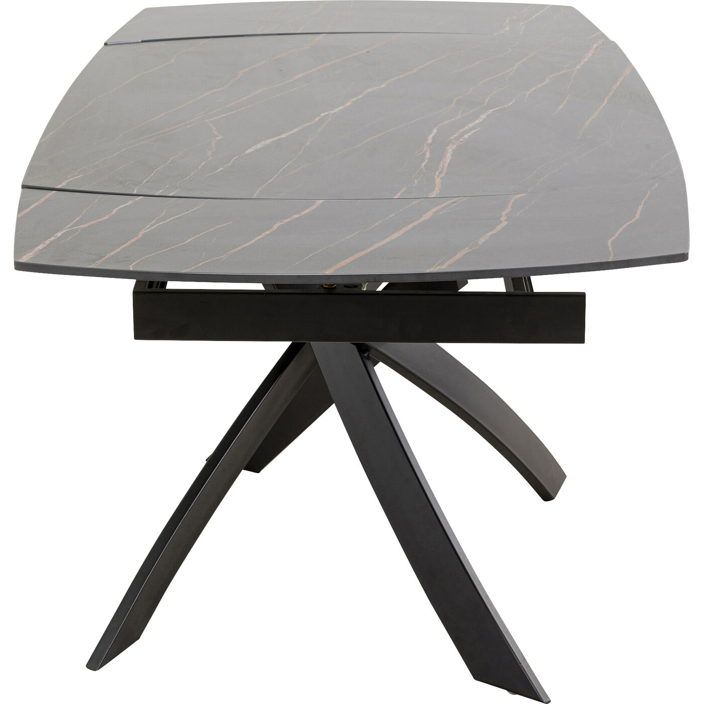 Стол раздвижной Twist Black 120(30+30)x90 см