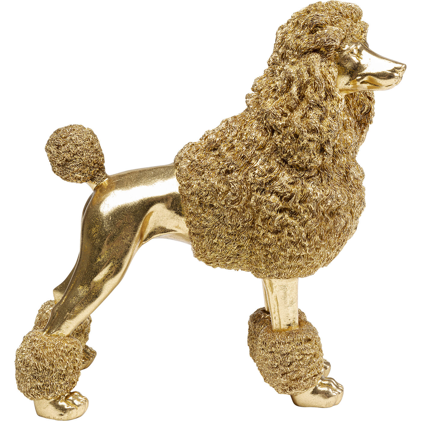 Фигура декоративная Mrs Poodle Gold 34 см