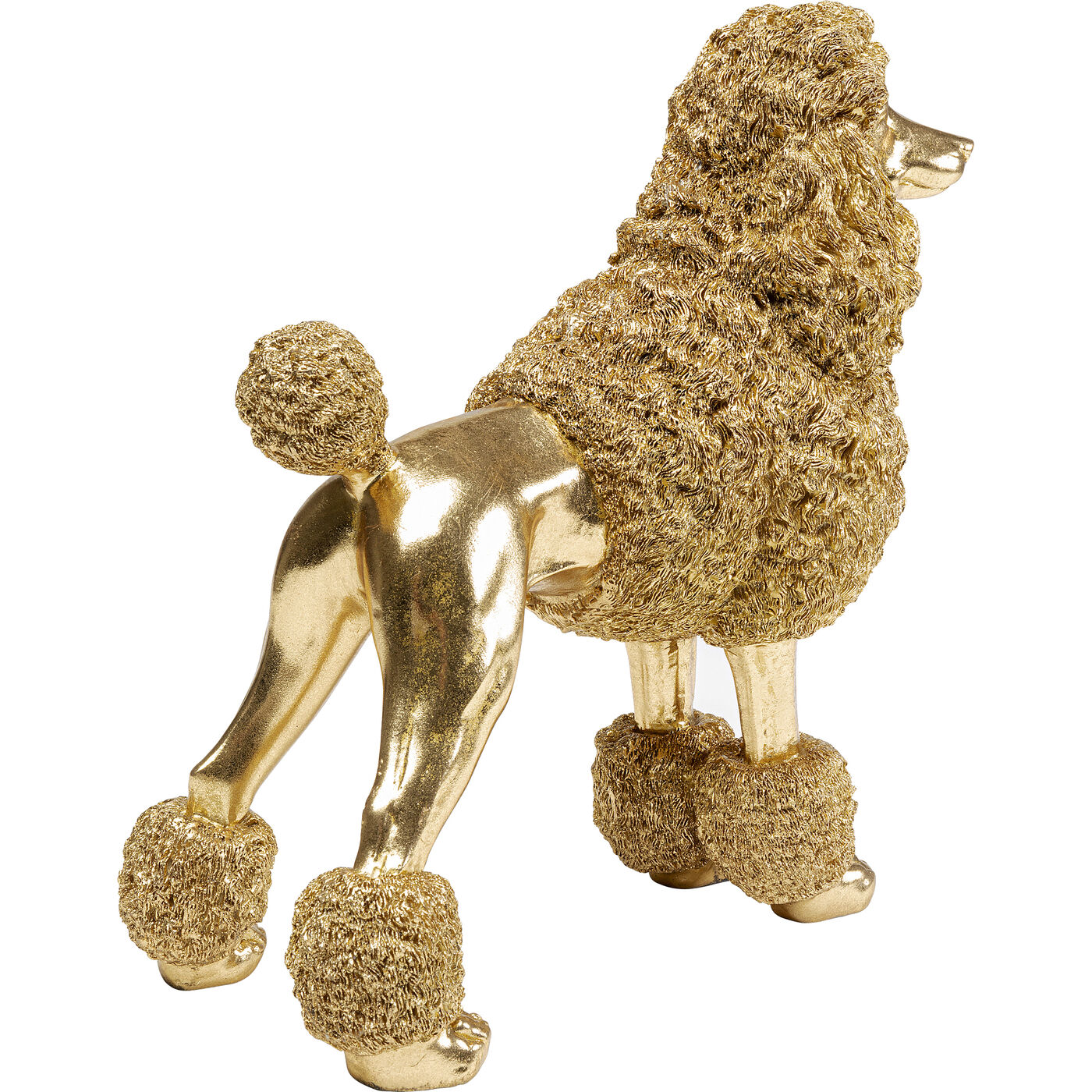 Фигура декоративная Mrs Poodle Gold 34 см