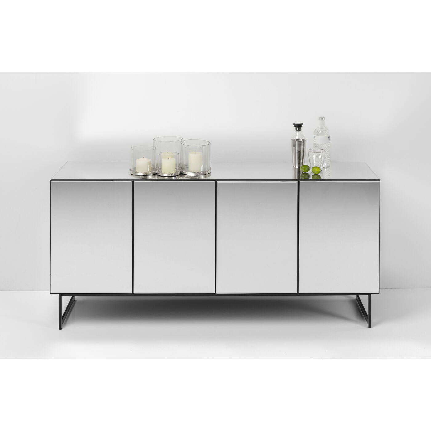 Комод широкий Soran Black 160 см