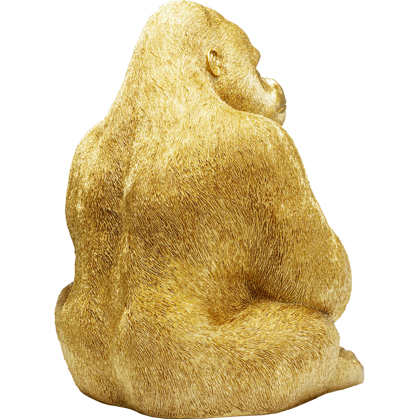 Фигура декоративная Monkey Gorilla Side XL Gold 76 см
