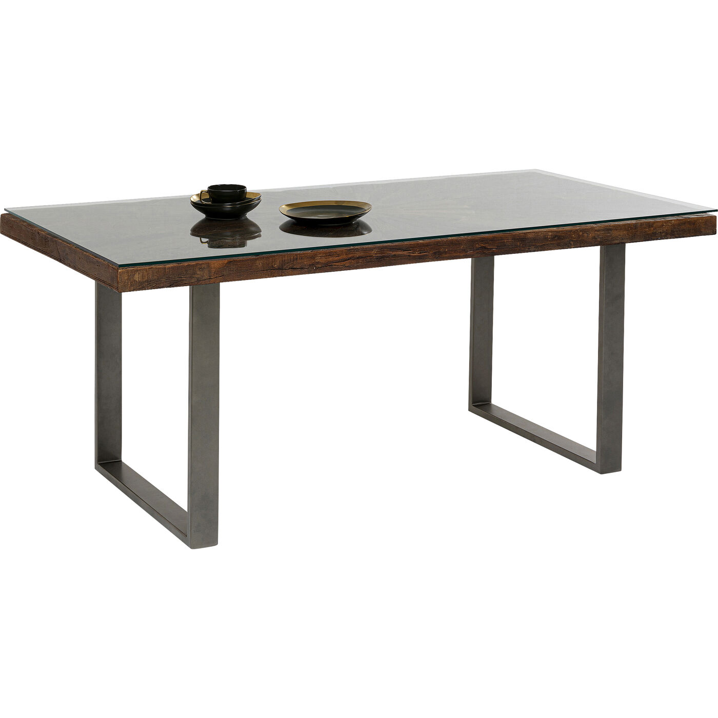 Стол Conley Crude Steel 180x90 см