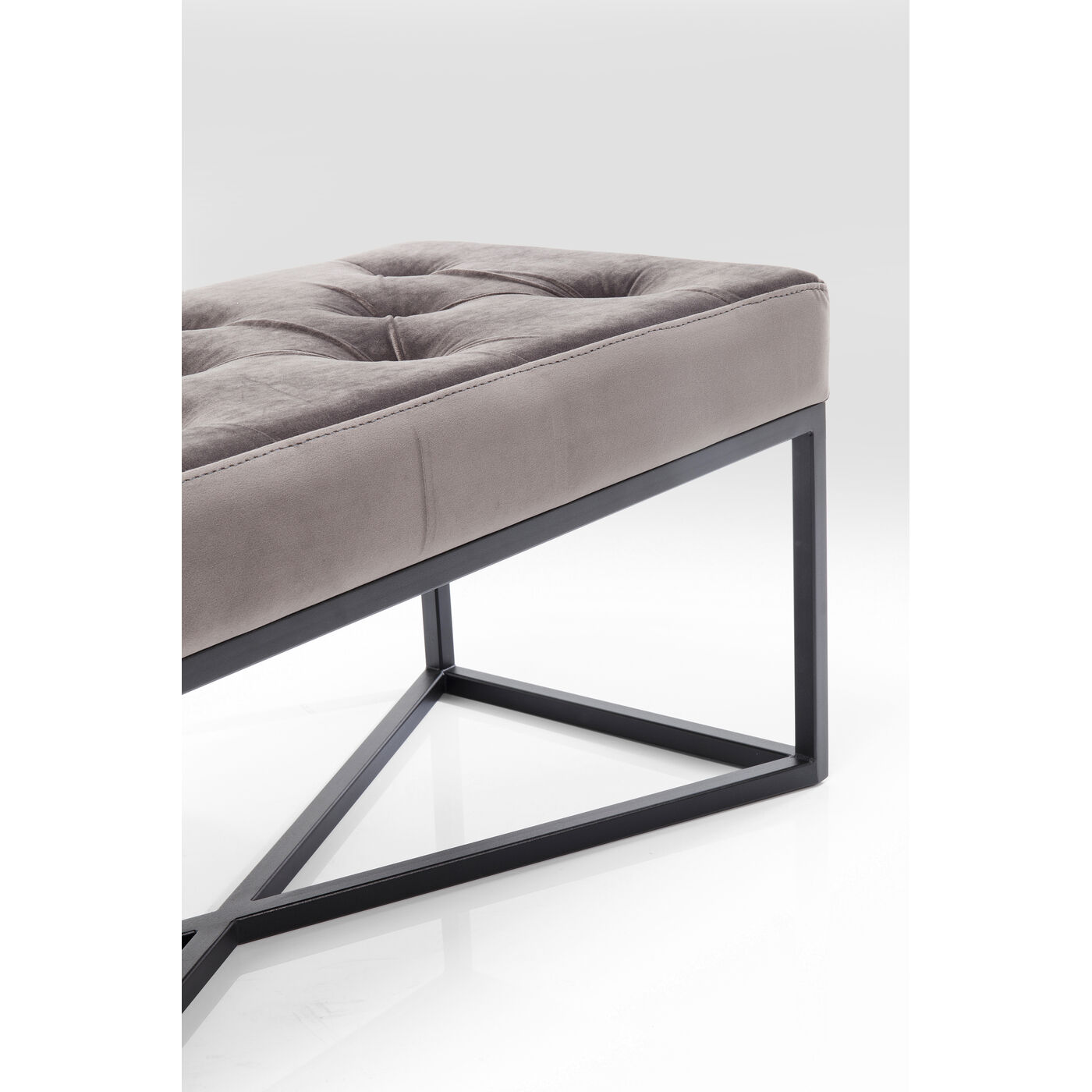 Скамья Crossover Grey Black 90x40 см