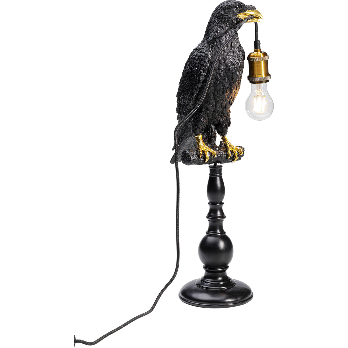 Светильник настольный Sitting Crow Mat Black