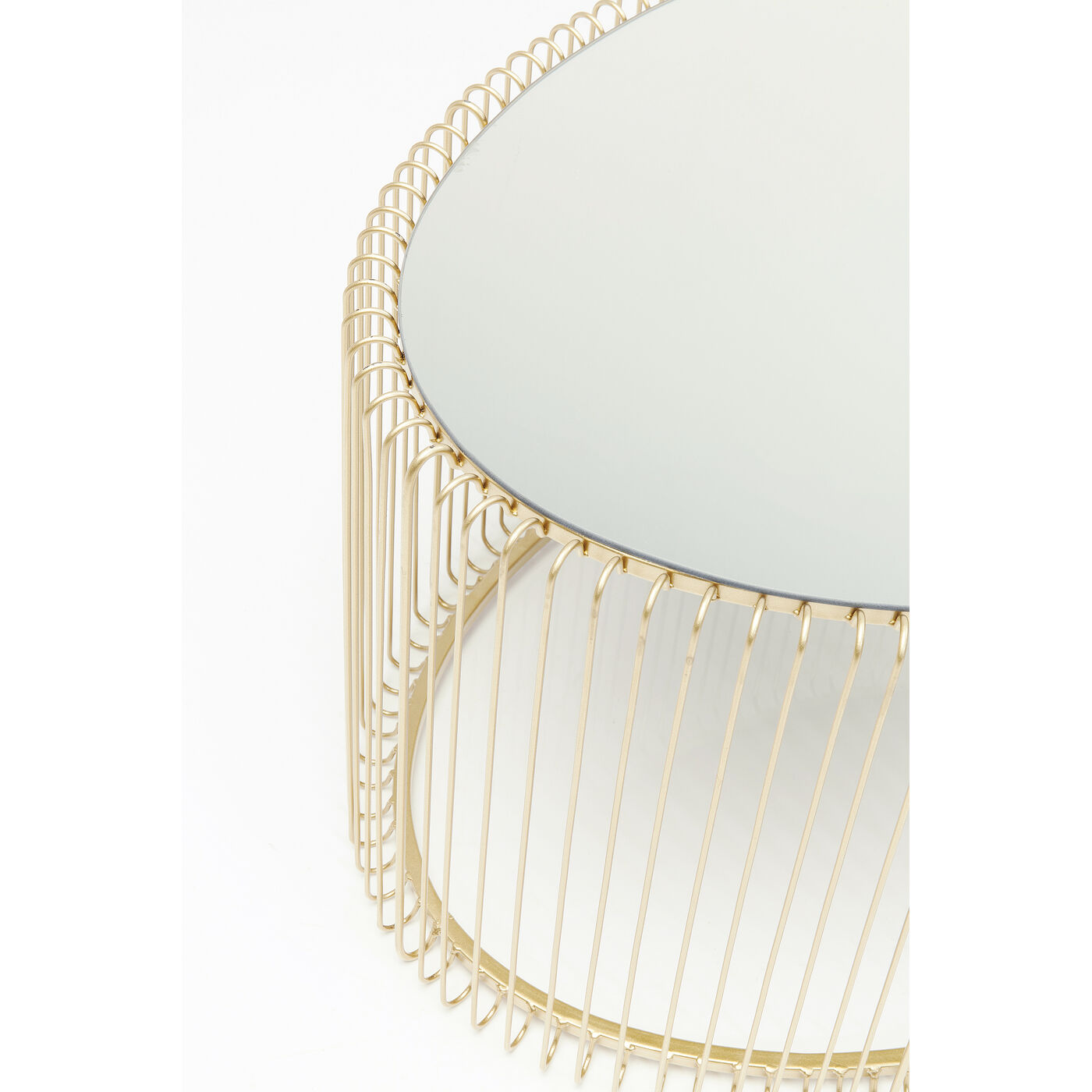Стол кофейный Wire Uno Brass 60x90 см