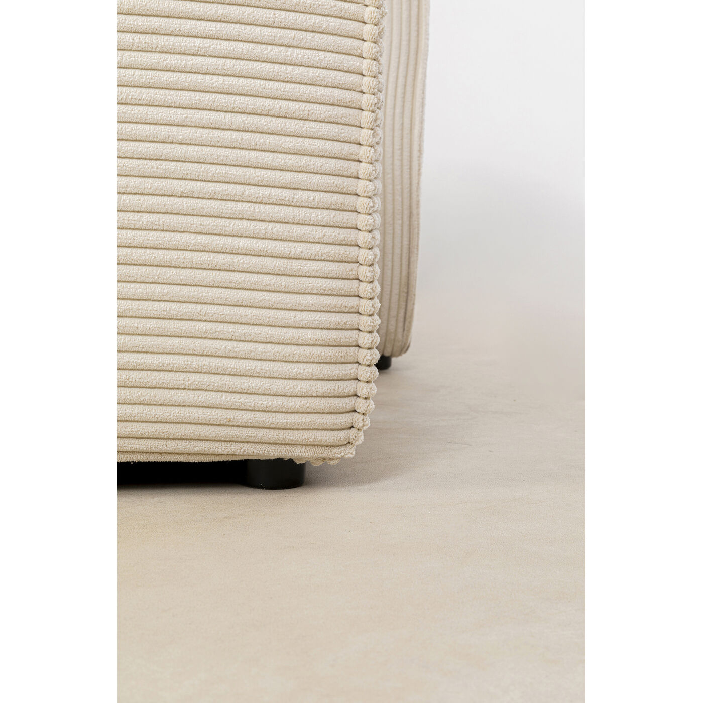 Диван правосторонний угловой Infinity Ottomane Cord Creme Right