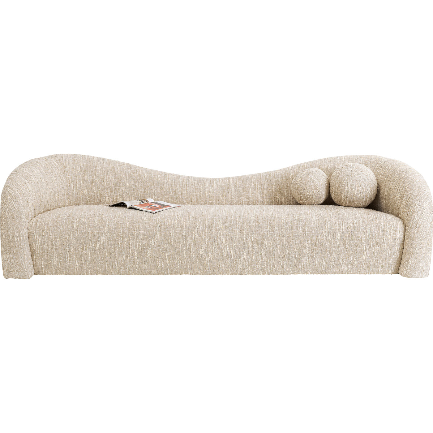 Диван 3-х местный Livia Melange Cream 261cm