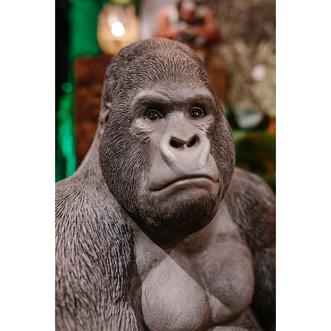 Фигура декоративная Monkey Gorilla Side XL Black