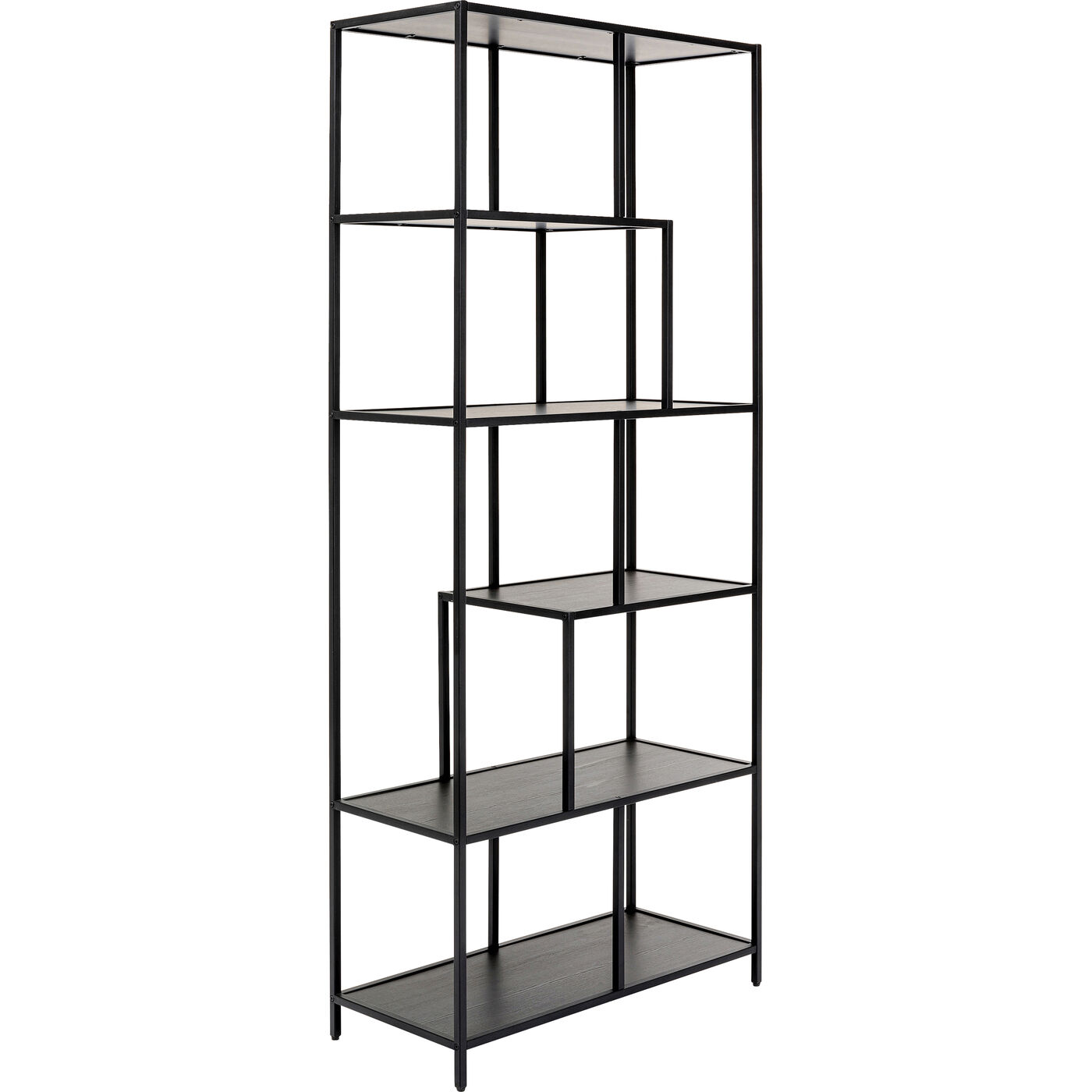 Стеллаж Loftie Black 77x185 см