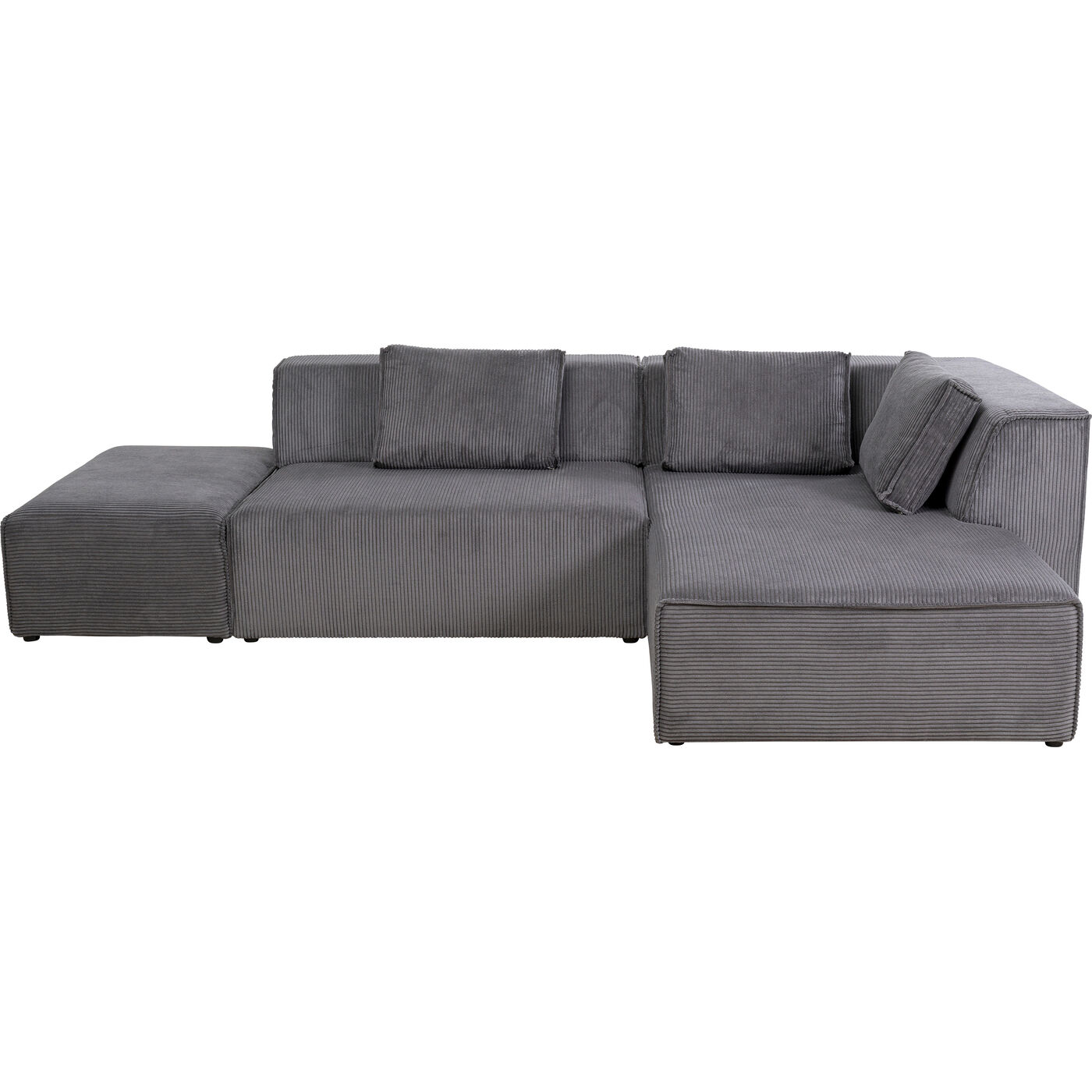 Диван правосторонний угловой Infinity Ottomane Cord Grey Right