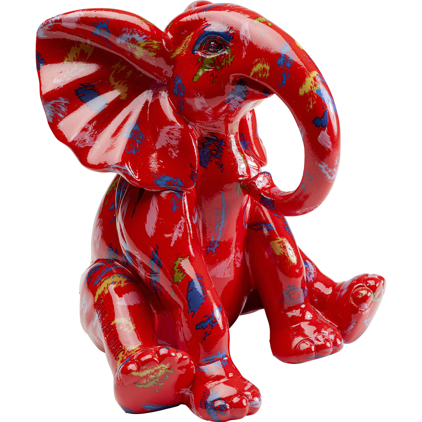 Фигура декоративная Elephant Dots Red 18 см