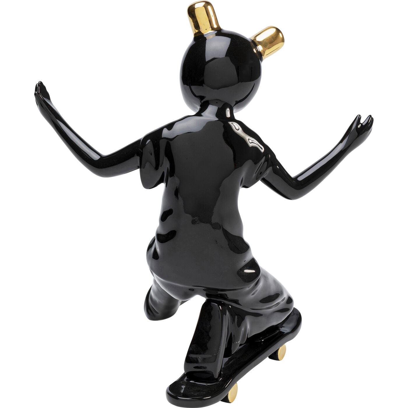 Фигура декоративная Skating Astronaut Black 21 см