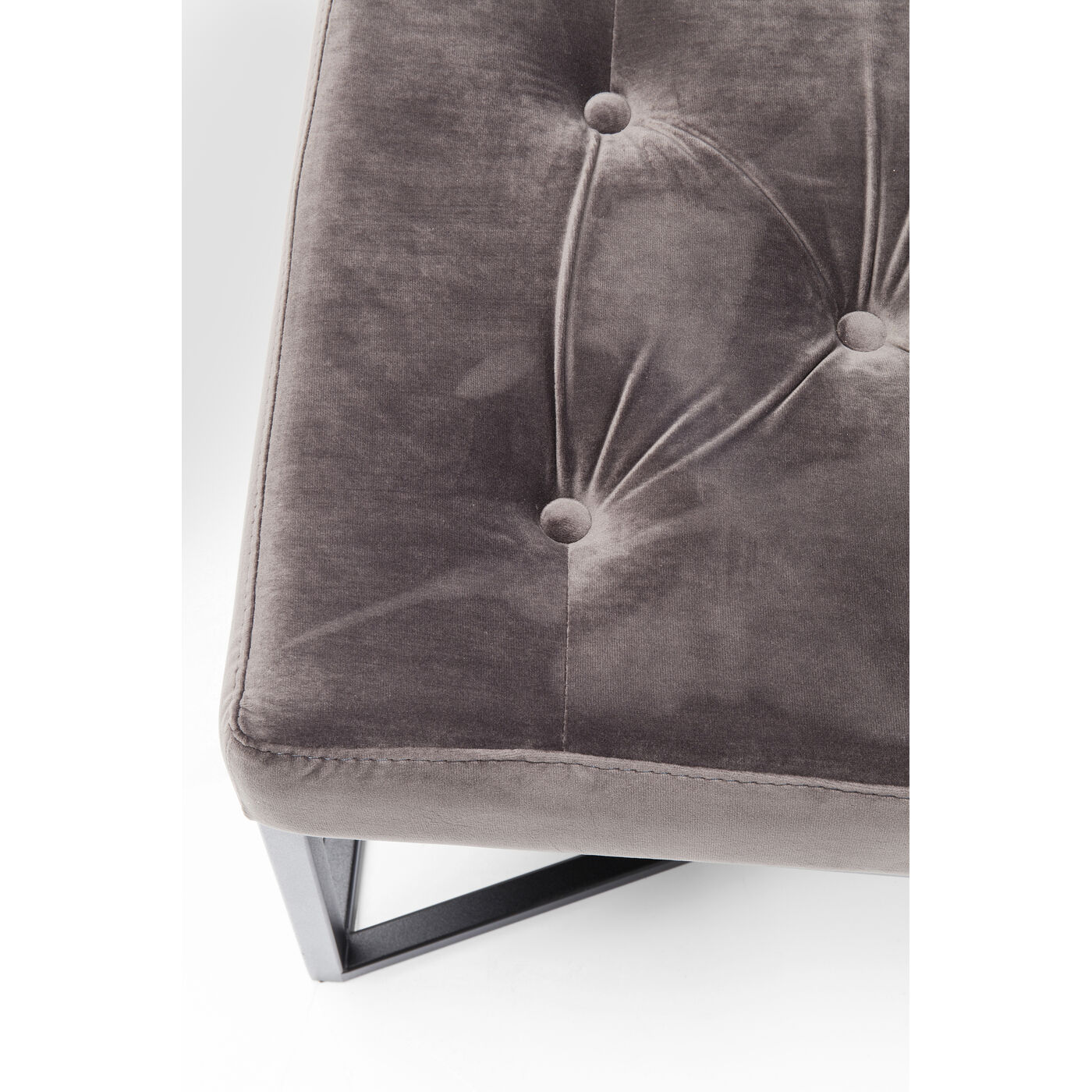 Скамья Crossover Grey Black 150x40 см