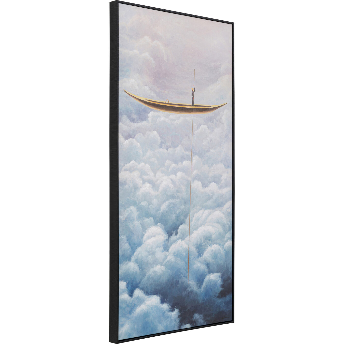 Картина в раме Cloud Boat 60x120 см