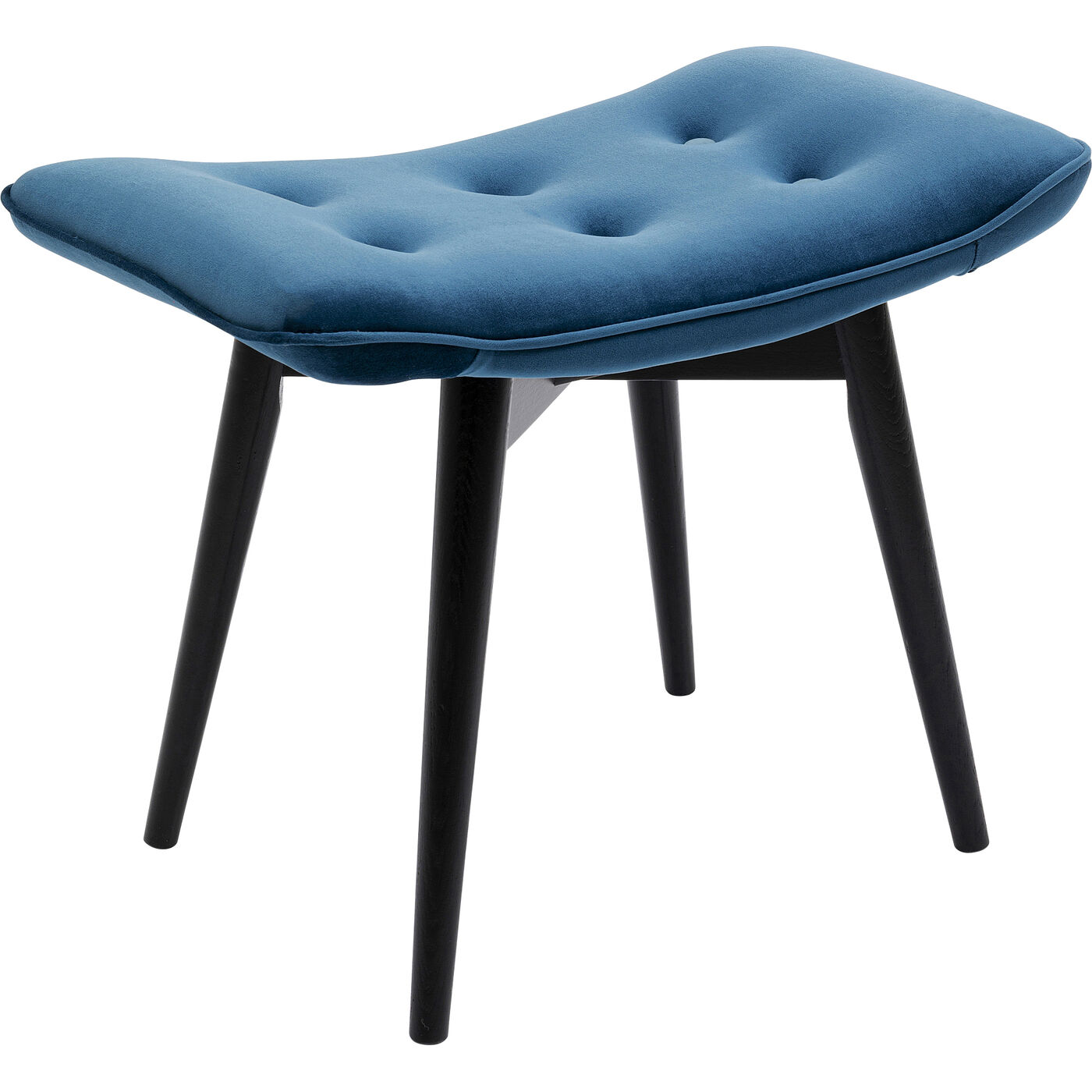 Пуф Black Vicky Velvet Bluegreen 46x59 см