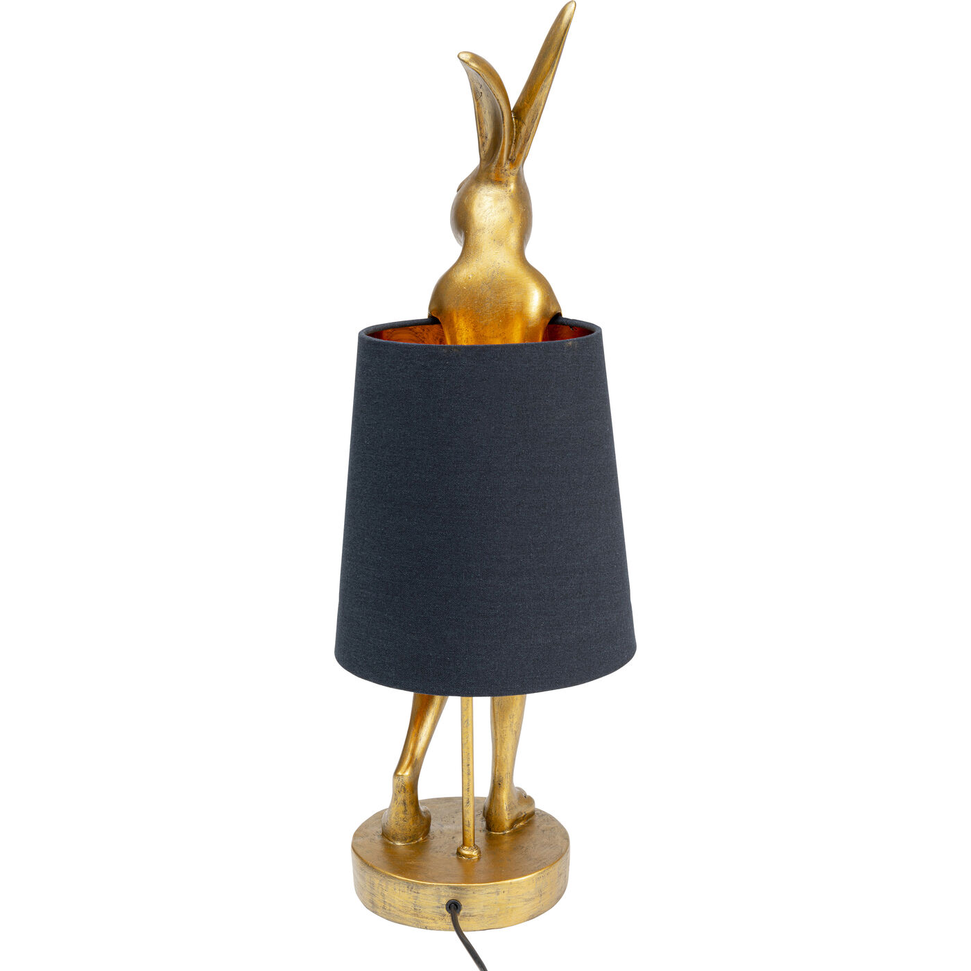 Светильник настольный Animal Rabbit Gold/Black 68 см
