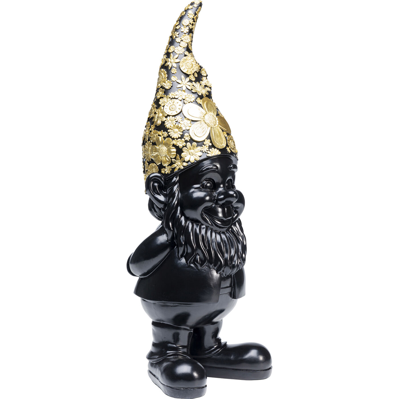 Фигура декоративная Gnome Standing Black Gold 61 см