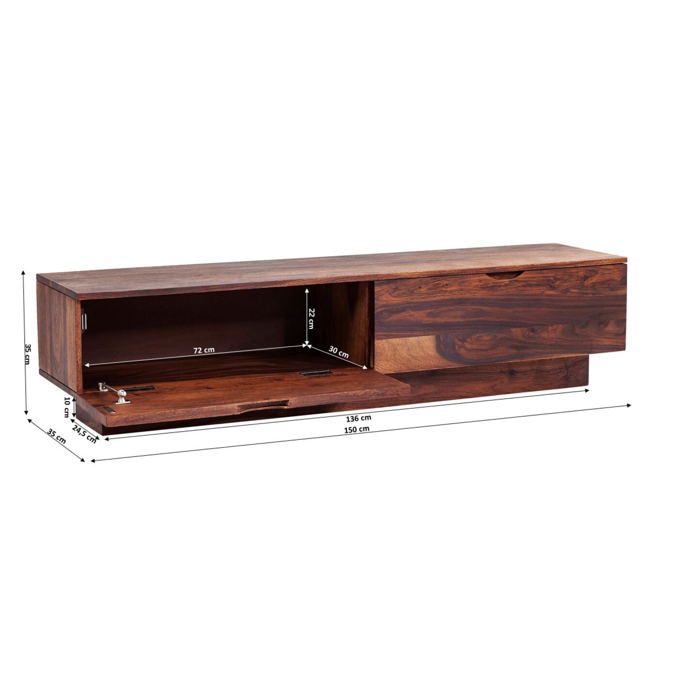 ТВ-тумба Authentico 35x100 см