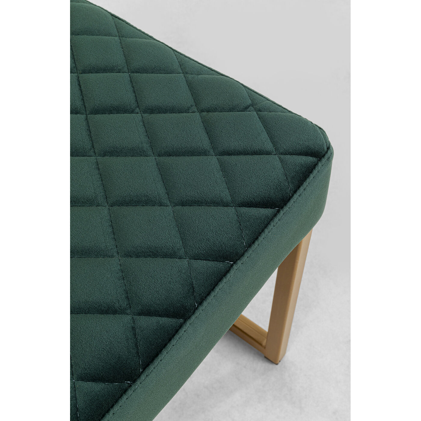 Скамья Smart Dark Green Brass 90x40 см